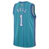 Dres Charlotte Hornets LaMelo Ball Jordan 2023-24 Classic Edition Teal Swingman